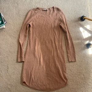 Tan Loft Sweater Dress